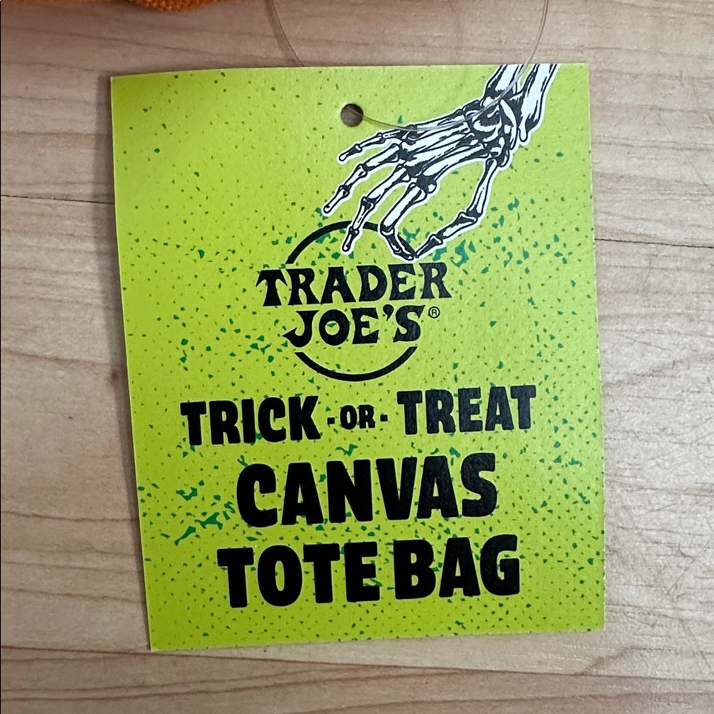 Trader Joe's Halloween Set of Four (4) Canvas Reusable Mini Tote Bags Set NWT - Picture 10 of 11